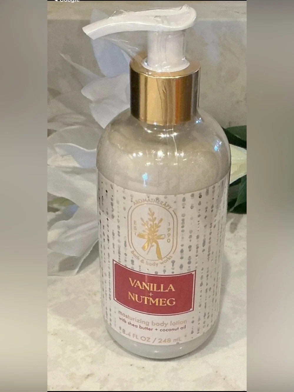 Bath and Body Works Vanilla + Nutmeg Lotion